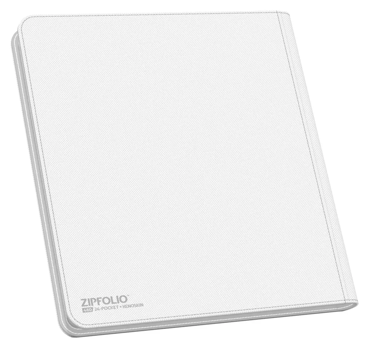 24-Pocket Quadrow Xenoskin Zipfolio 480 (White) - Image 3