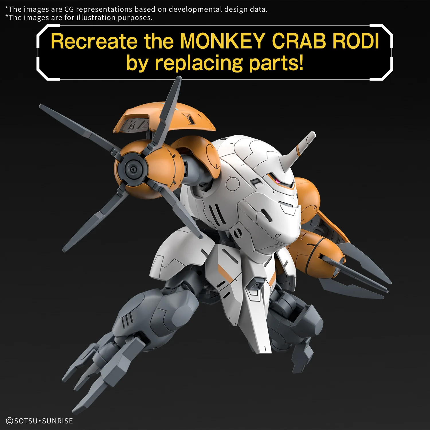 598's Monkey Rodi / Monkey Crab Rodi | HG 1/144 - Image 5
