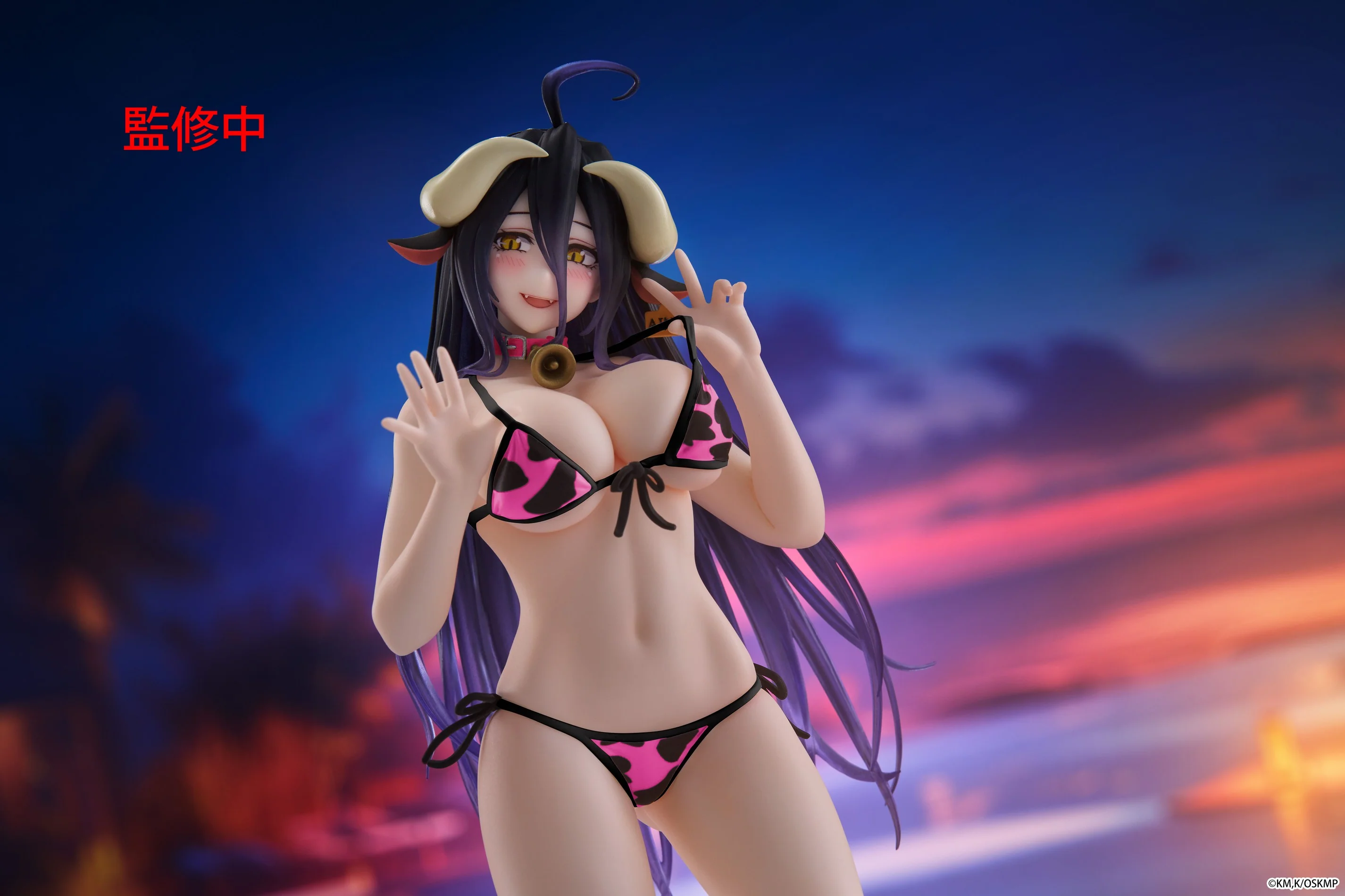 Albedo: Cow Print Swimsuit RENEWAL Ver. | Desktop Cute Figure - Image 3