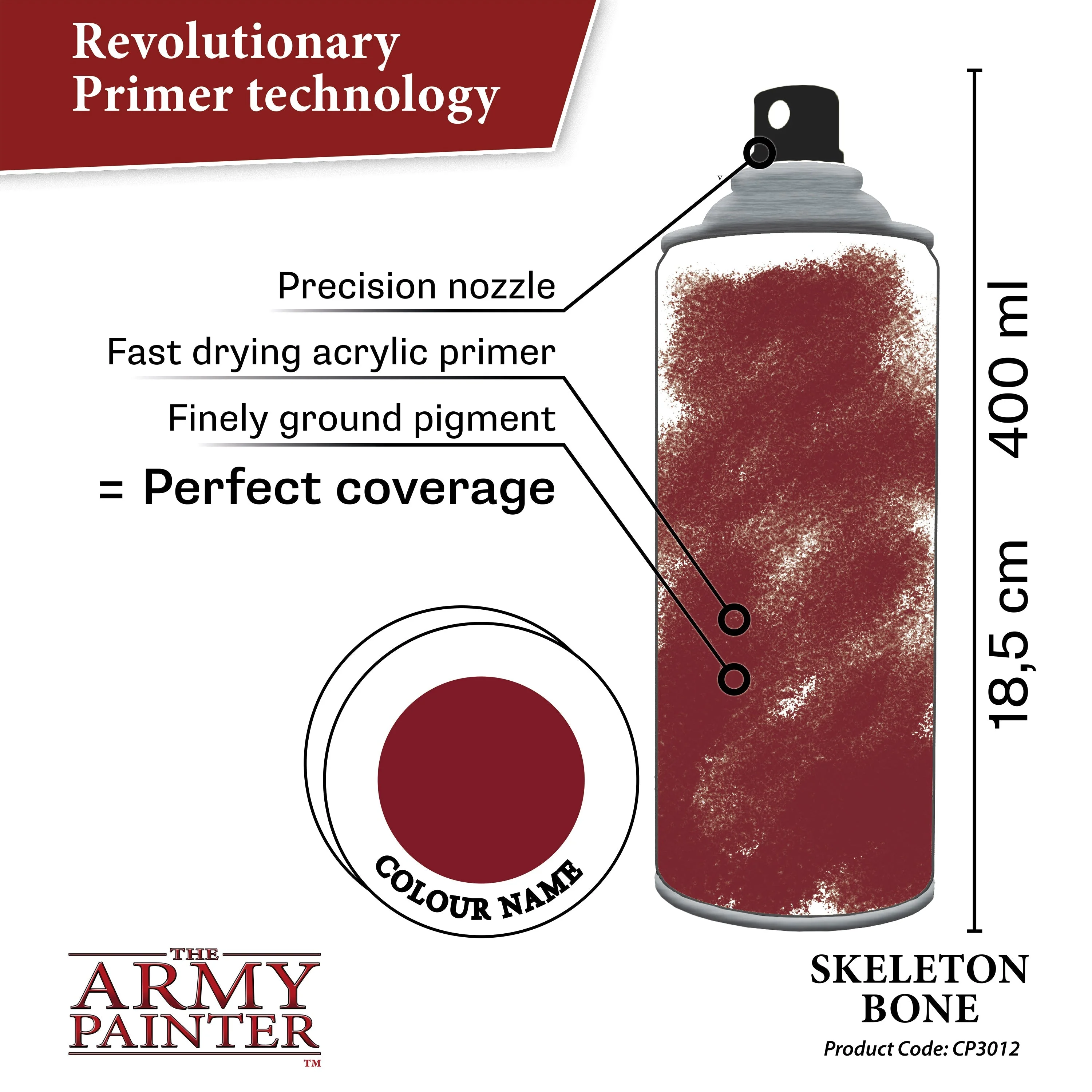 Army Painter Colour Primer: Skeleton Bone *PICKUP ONLY* - Image 4