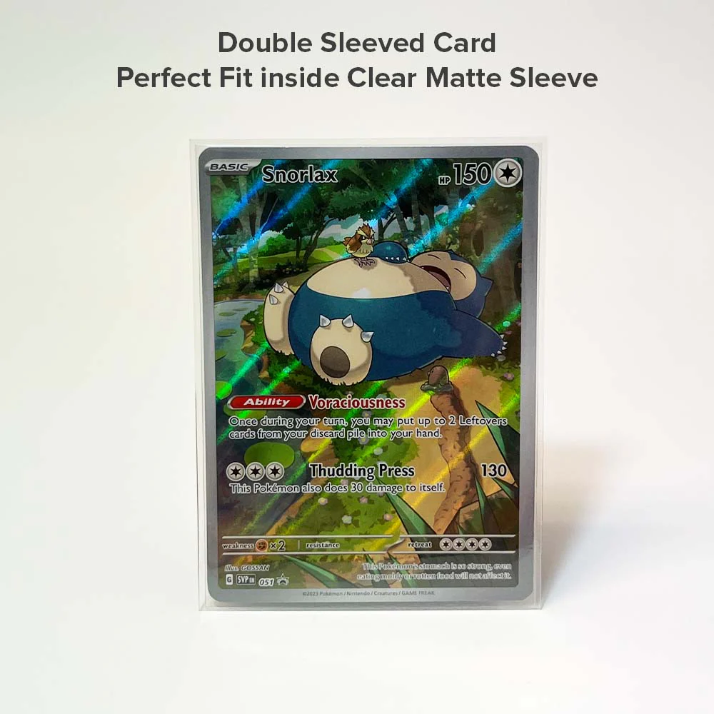 Clear Matte Sleeves 50ct - Image 2