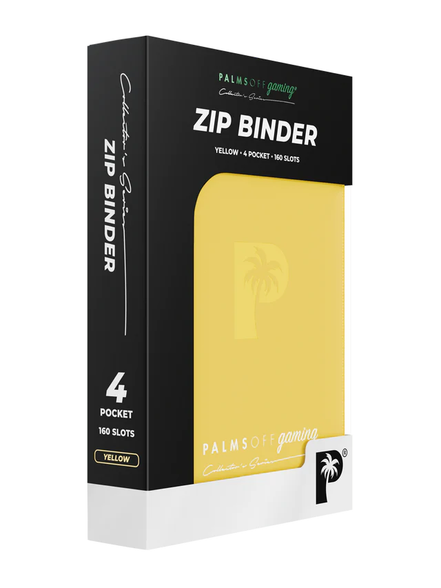 Collector's Series 4 Pocket Zip Binder (Yellow) | Palms Off - Image 8