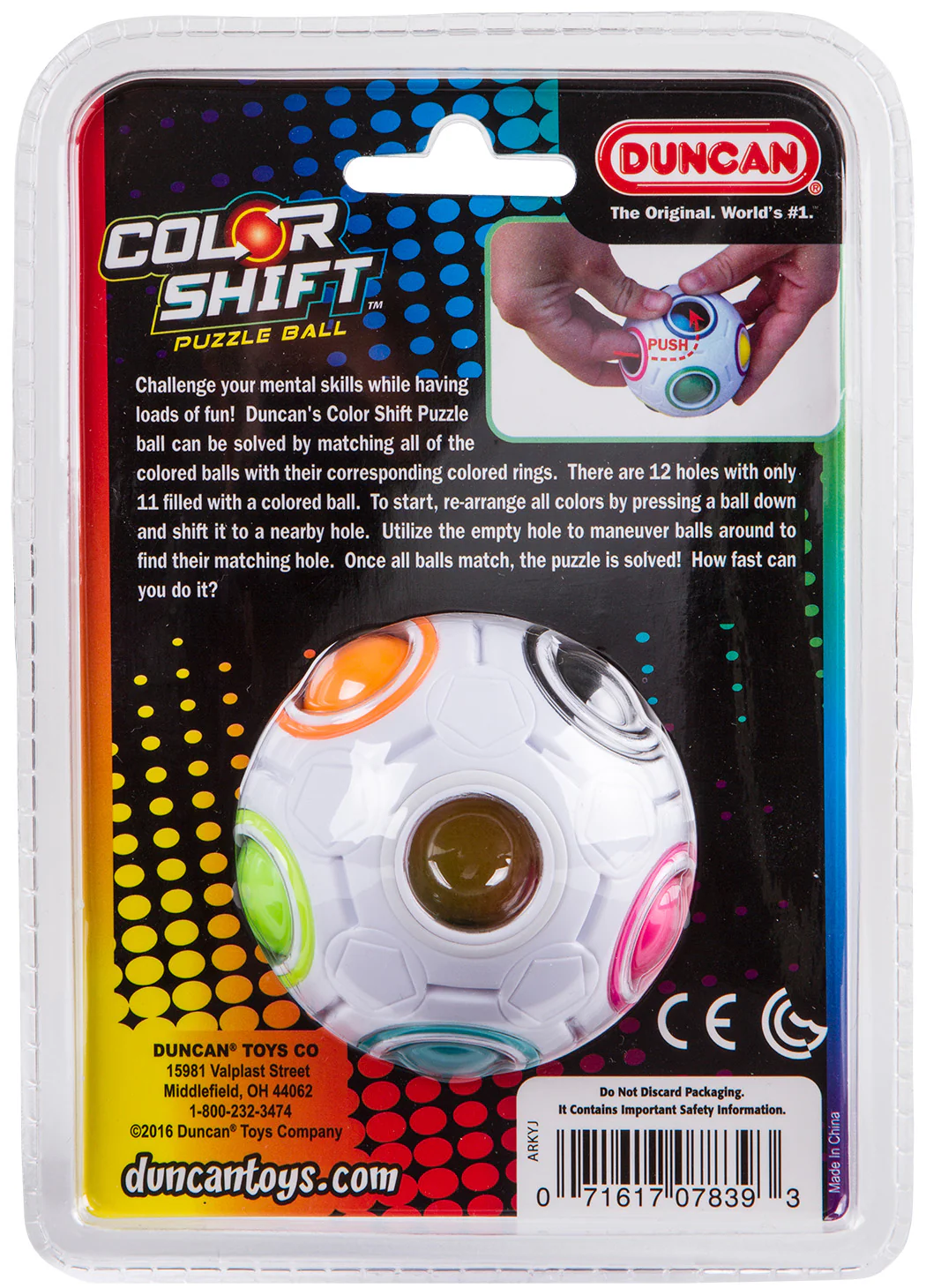 Color Shift Puzzle Ball | Duncan - Image 4