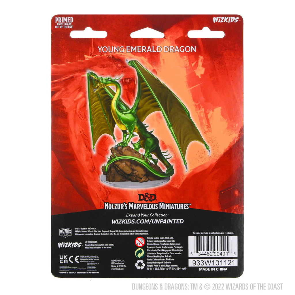 D&D Nolzur's Marvelous Miniatures: Young Emerald Dragon - Image 5
