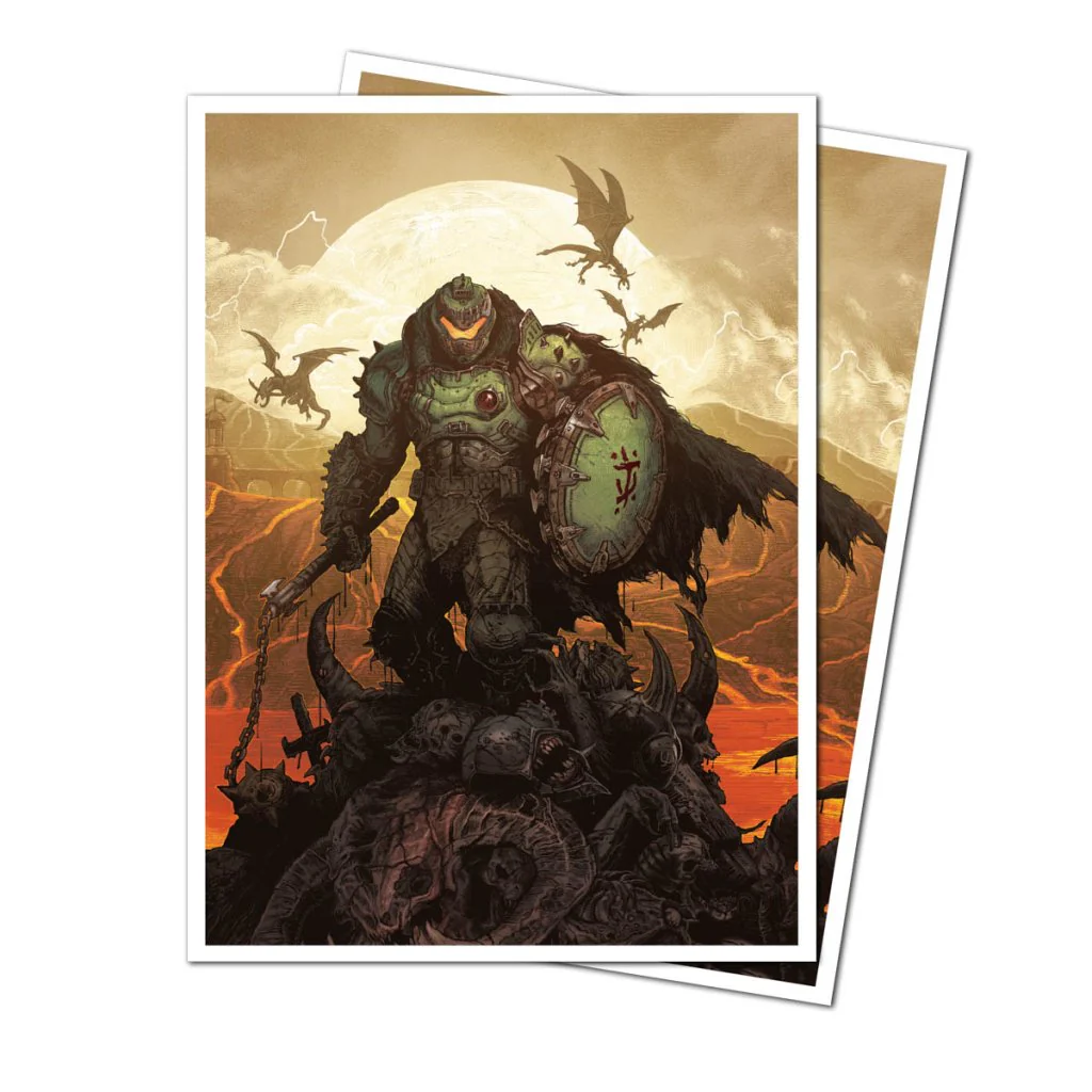 DOOM 105ct Apex Deck Protector Sleeves 2 for Bethesda | Ultra Pro - Image 4