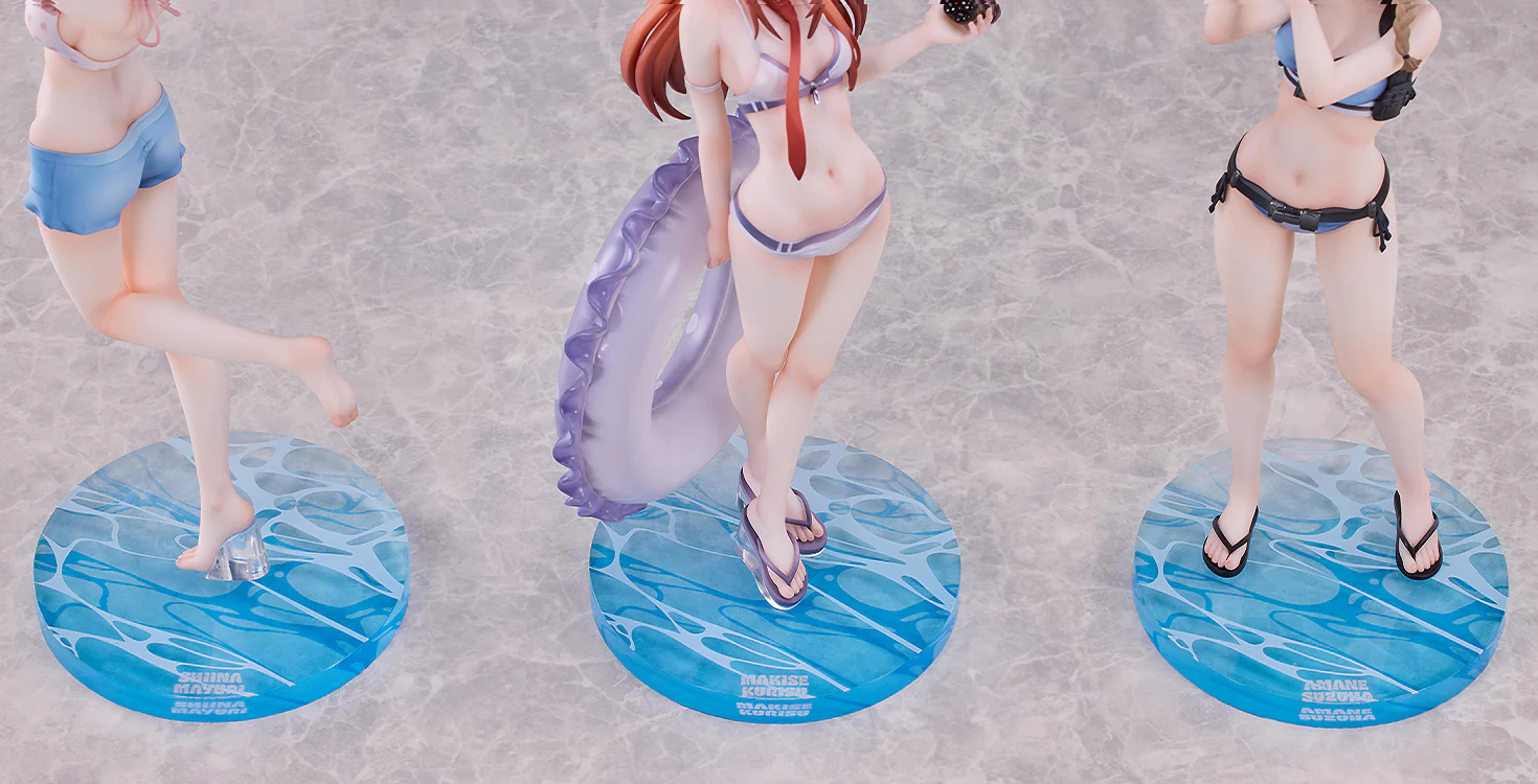 Kurisu Makise & Mayuri Shiina & Suzuha Amane: Swimsuit Ver. | 1/7 Scale Figure - Image 12