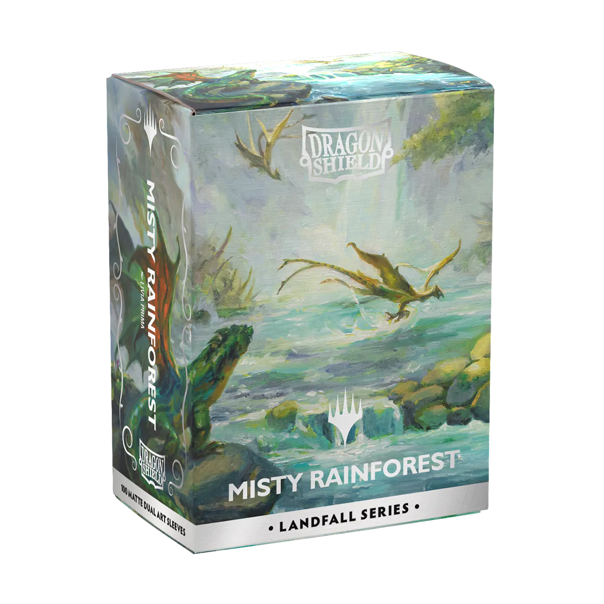 Matte Dual Art 'MTG Landfall Series - Misty Rainforest' | Dragon Shield - Image 3