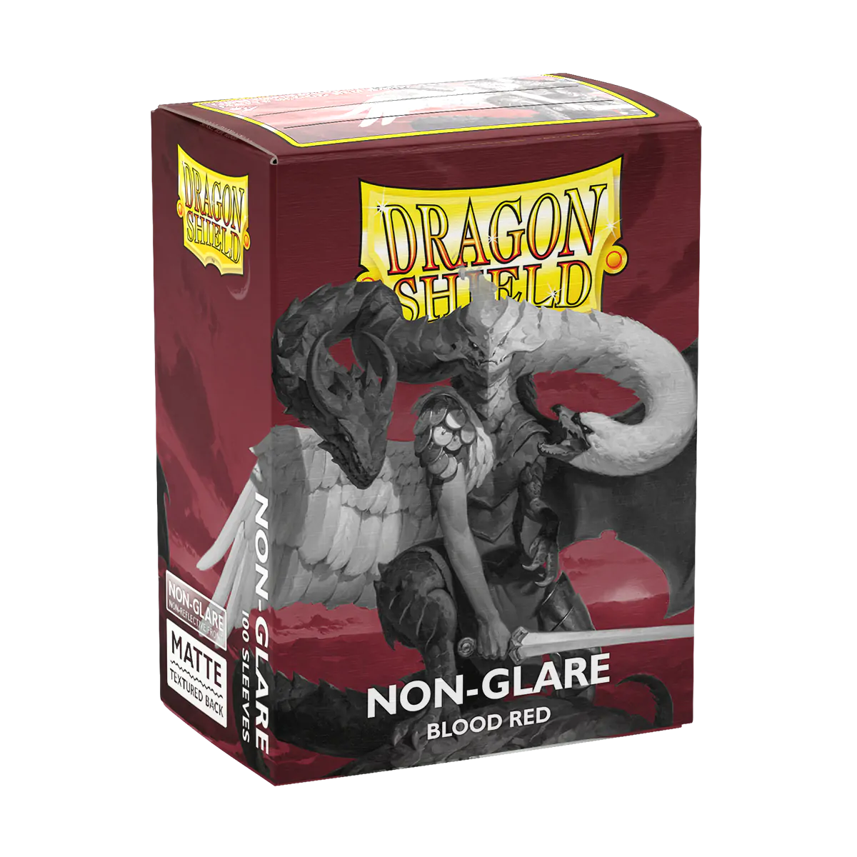 Matte Non-glare Standard Sleeves (Blood Red) | Dragon Shield - Image 3