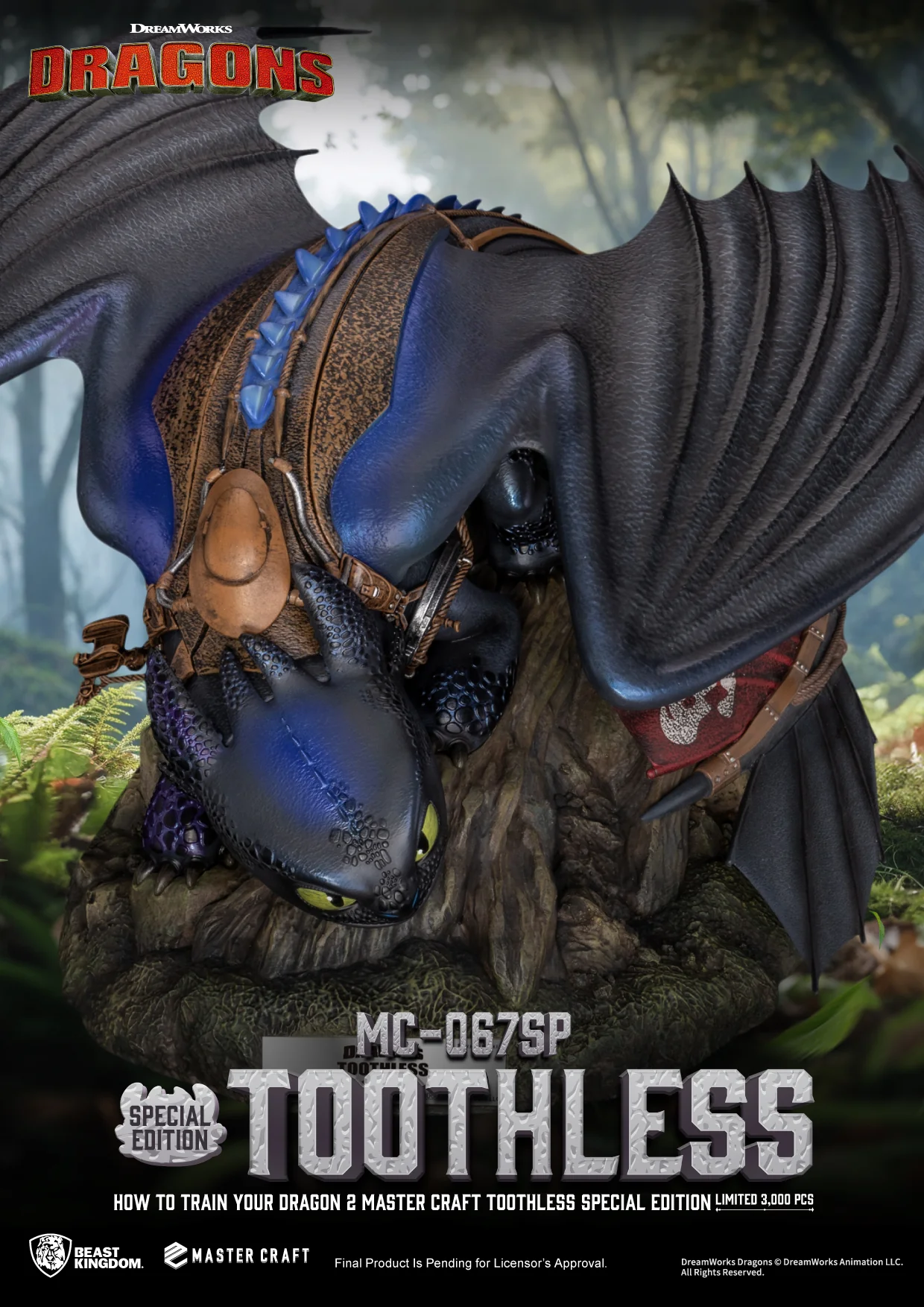 MC-067SP HTTYD2 Master Craft - Toothless - Image 8