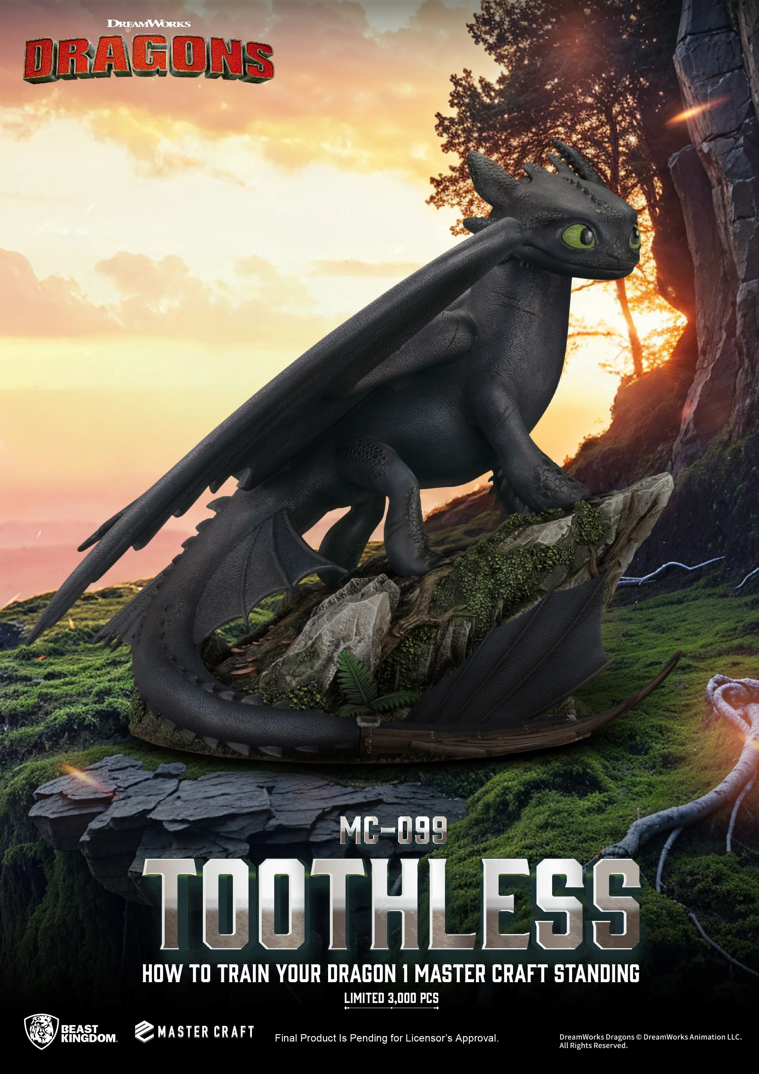 MC-099 HTTYD Master Craft - Standing Toothless - Image 4