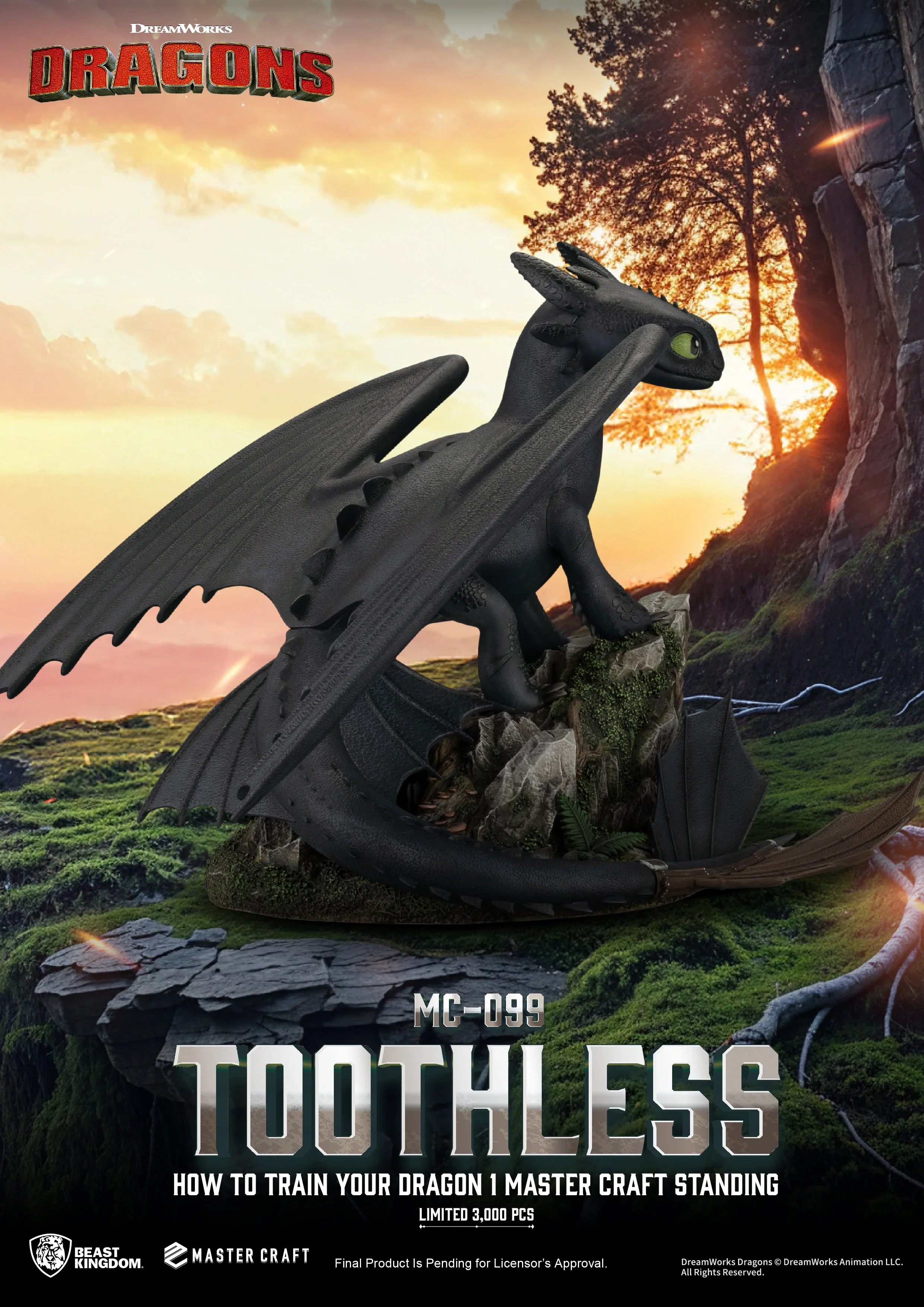 MC-099 HTTYD Master Craft - Standing Toothless - Image 5