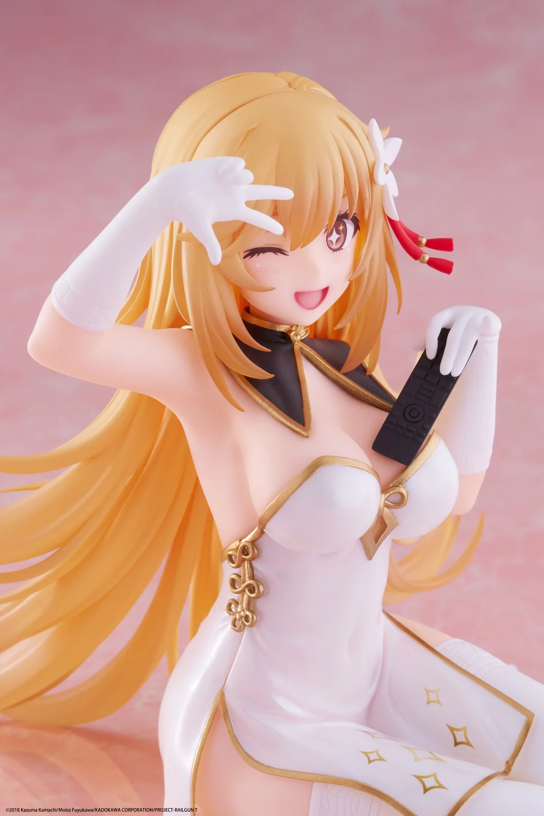 Misaki Shokuhou: Chinese Dress Ver. | Desktop Cute Figure - Image 9