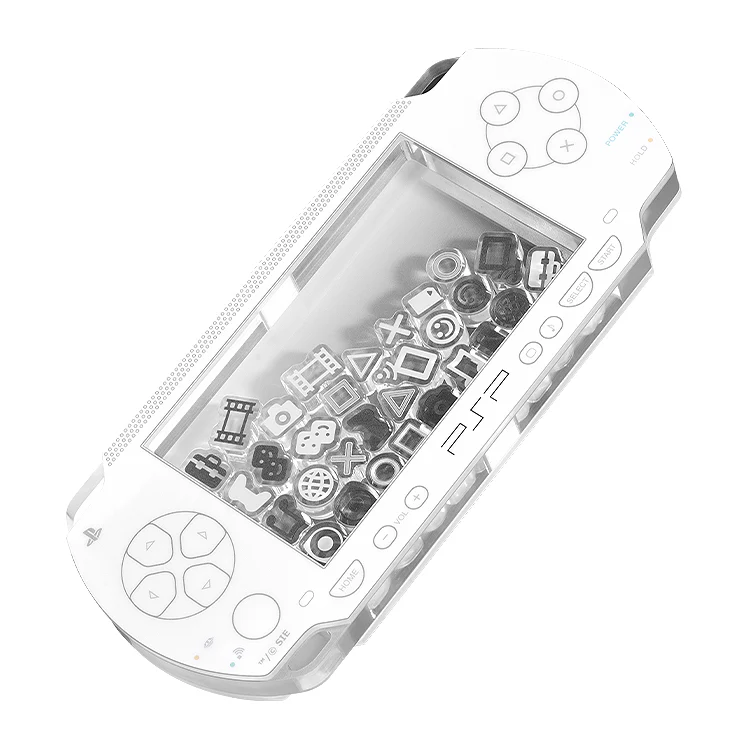PSP™ (PlayStation™Portable) Rattle Acrylic Stand: White Ver. - Image 4