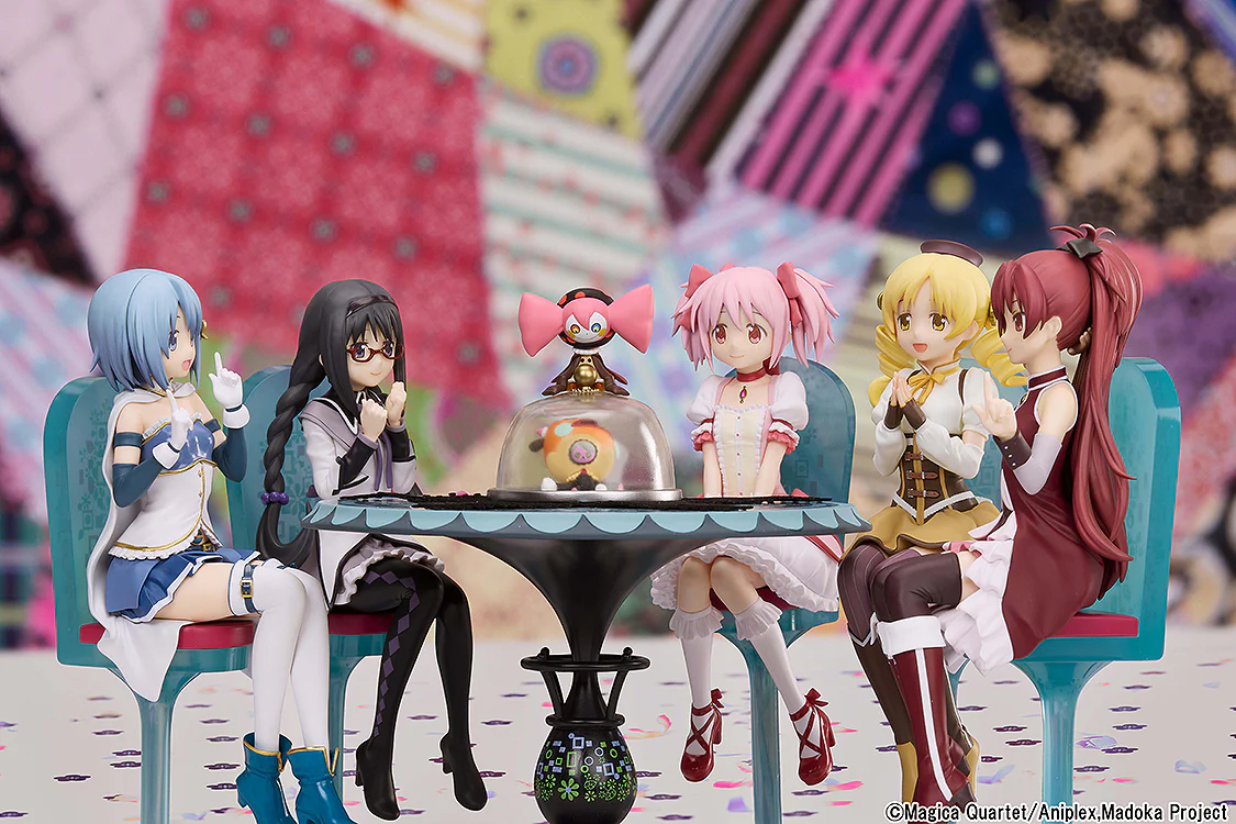 Puella Magi Madoka Magica Tea Party Cake Song Ver. Non Scale Figure Complete Set - Image 13