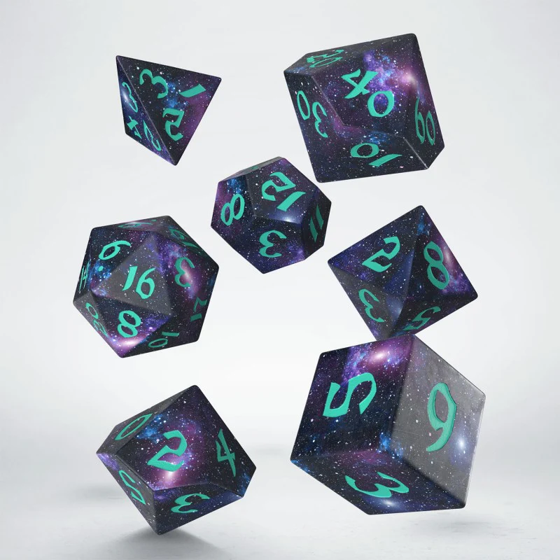 Q Workshop Full Art Dice Set: Stardust - Image 3