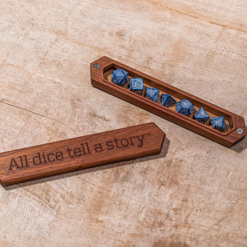 Q Workshop Sapelli All Dice Box - Image 3