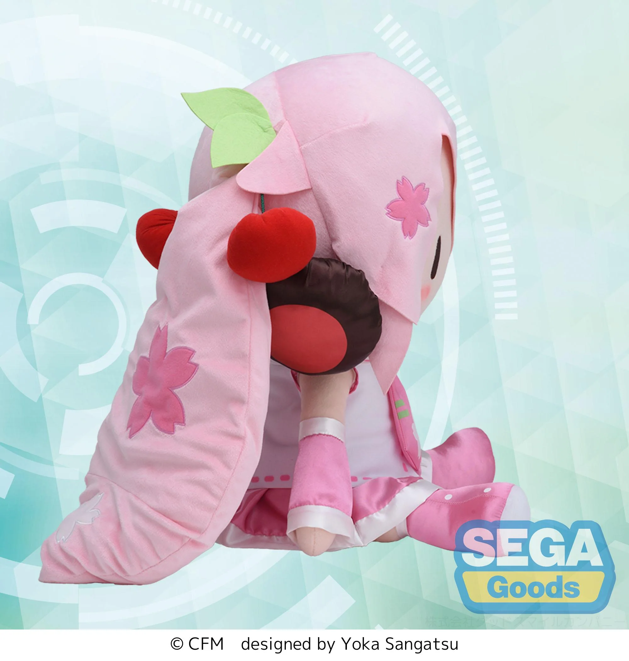 Sakura Miku Fuwapetit Dodeka Jumbo Plush - Image 5