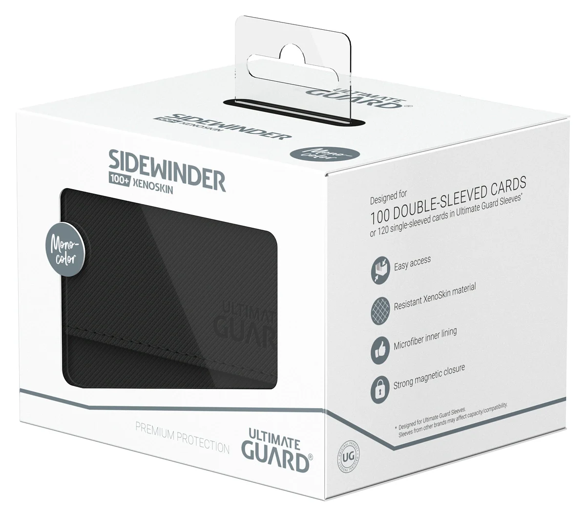 Sidewinder 100+ Xenoskin Monocolor (Black) | Ultimate Guard - Image 7