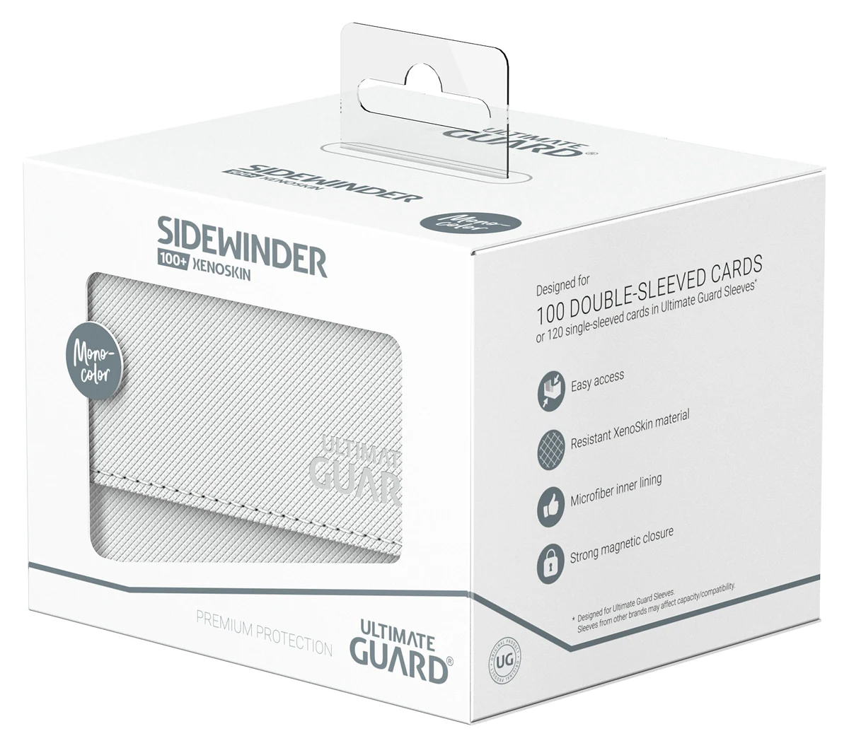 Sidewinder 100+ Xenoskin Monocolor (White) | Ultimate Guard - Image 7