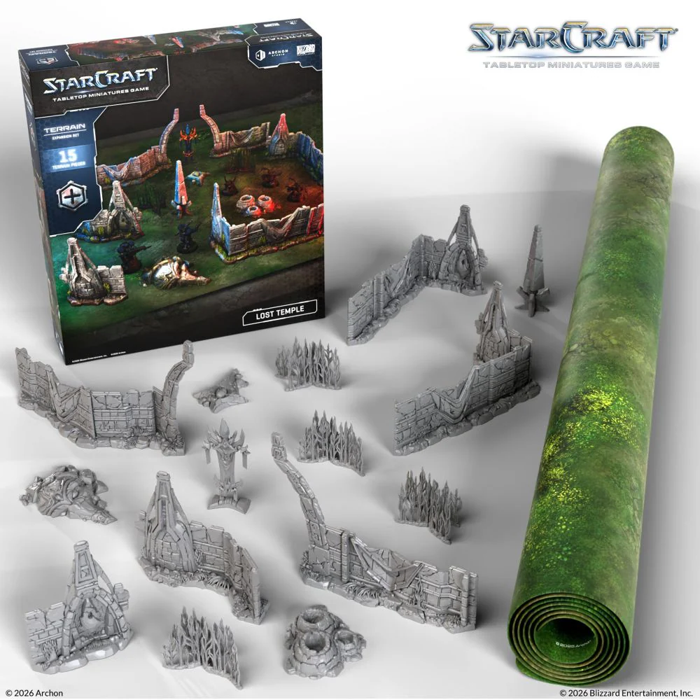 Starcraft Tabletop Miniatures Game: Terrain Expansion Set - Lost Temple - Image 2