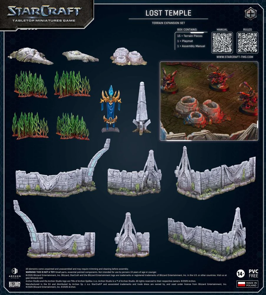 Starcraft Tabletop Miniatures Game: Terrain Expansion Set - Lost Temple - Image 3