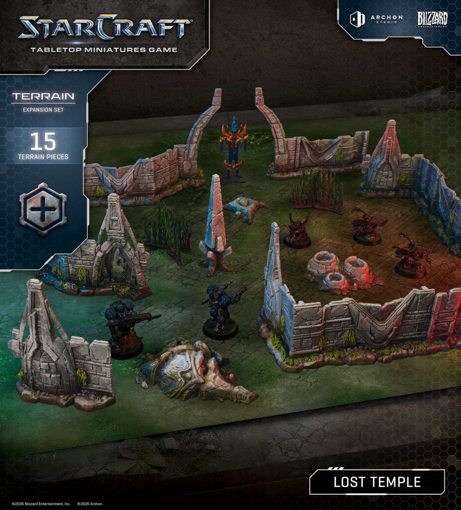 Starcraft Tabletop Miniatures Game: Terrain Expansion Set - Lost Temple - Image 4