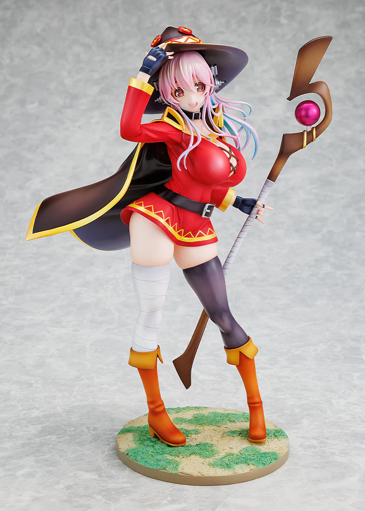 Super Sonico KONOSUBA Megumin Collaboration Ver. | 1/7 KDcolle Figure - Image 4