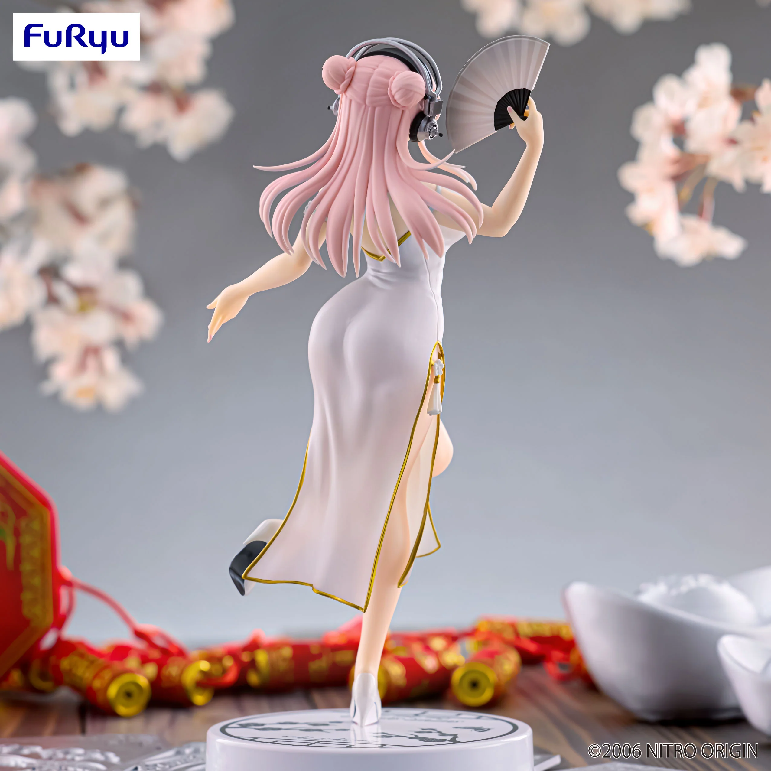 Super Sonico White China Dress Ver. | Trio-Try-iT Figure - Image 3